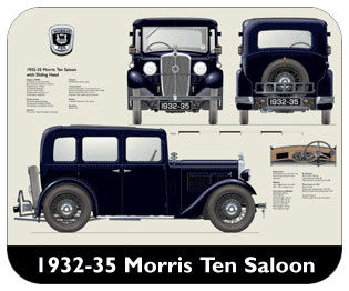 Morris 10 Saloon1932-35 Mouse Mat